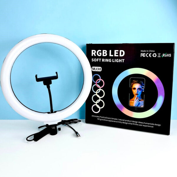 Кільцева Led лампа RGB MJ30 HA-6