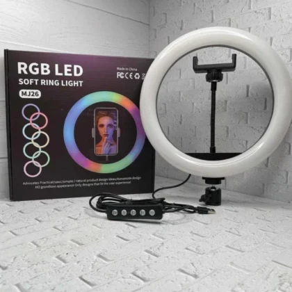 Кільцева Led лампа RGB MJ36 см HA-8
