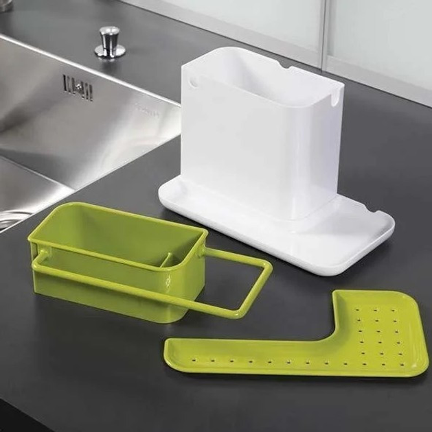 Органайзер для раковини Kitchen Shelf Sink tidy 3 in1 - Зображення 3