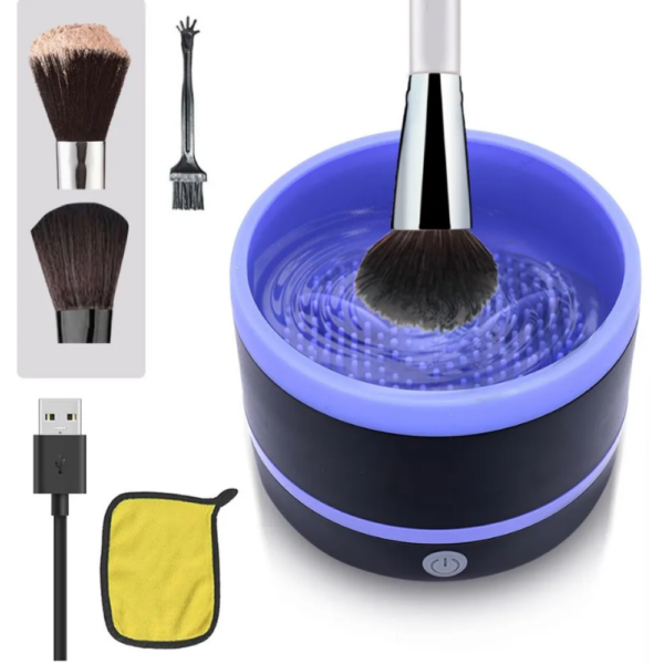 Електричний очищувач пензлів для макіяжу Makeup brush cleanerAND LY-609