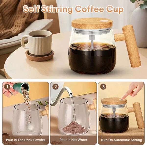 Чашка-мішалка, 400 мл Coffee stirring cupAND896