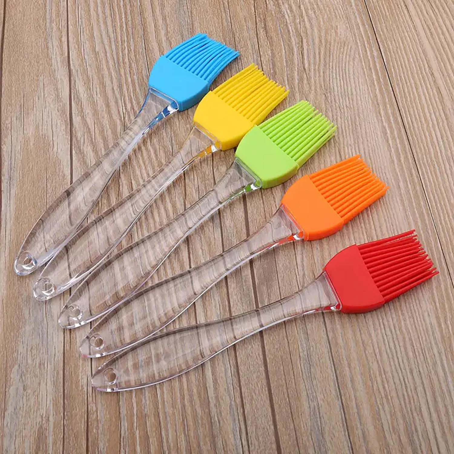 Силіконова щіточка + лопатка для змащування універсальна Plastic brush setAND682 - Зображення 2