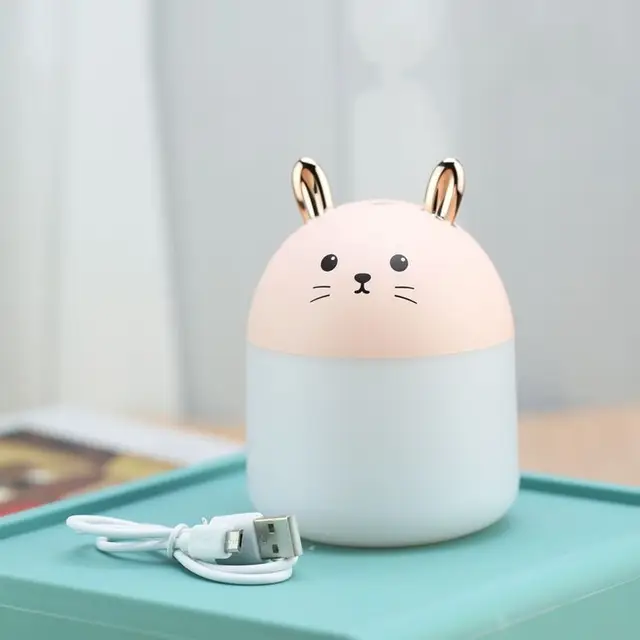 Зволожувач та нічник 2 в 1 Humidifiers Rabbit Котик - Зображення 2