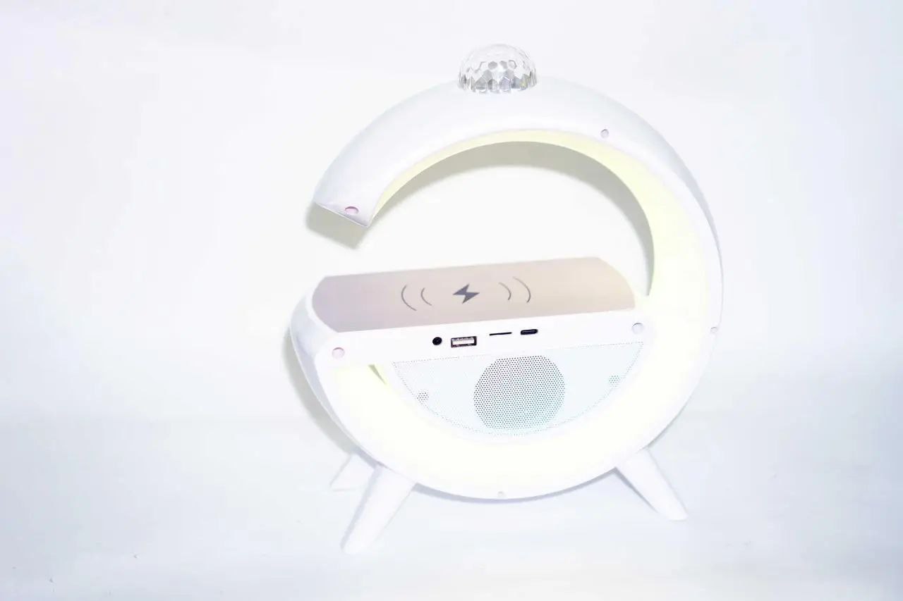 Світильник ВЕЛИКИЙ Смарт колонка з Bluetooth та бездротовою зарядкою MY MARK AND BT-3402 - Зображення 2