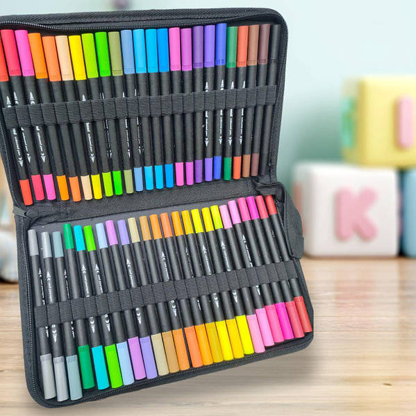 Акварель Color pencilAND 60 CD Художні Маркера з сумкою для малювання, - Зображення 2