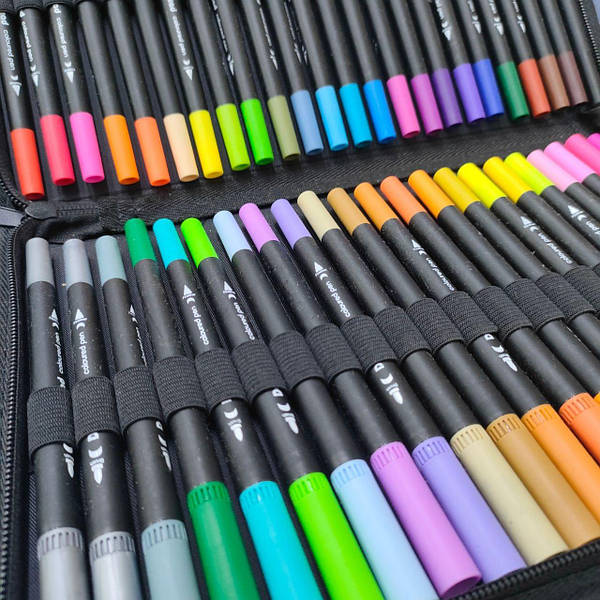 Акварель Color pencilAND 60 CD Художні Маркера з сумкою для малювання, - Зображення 3