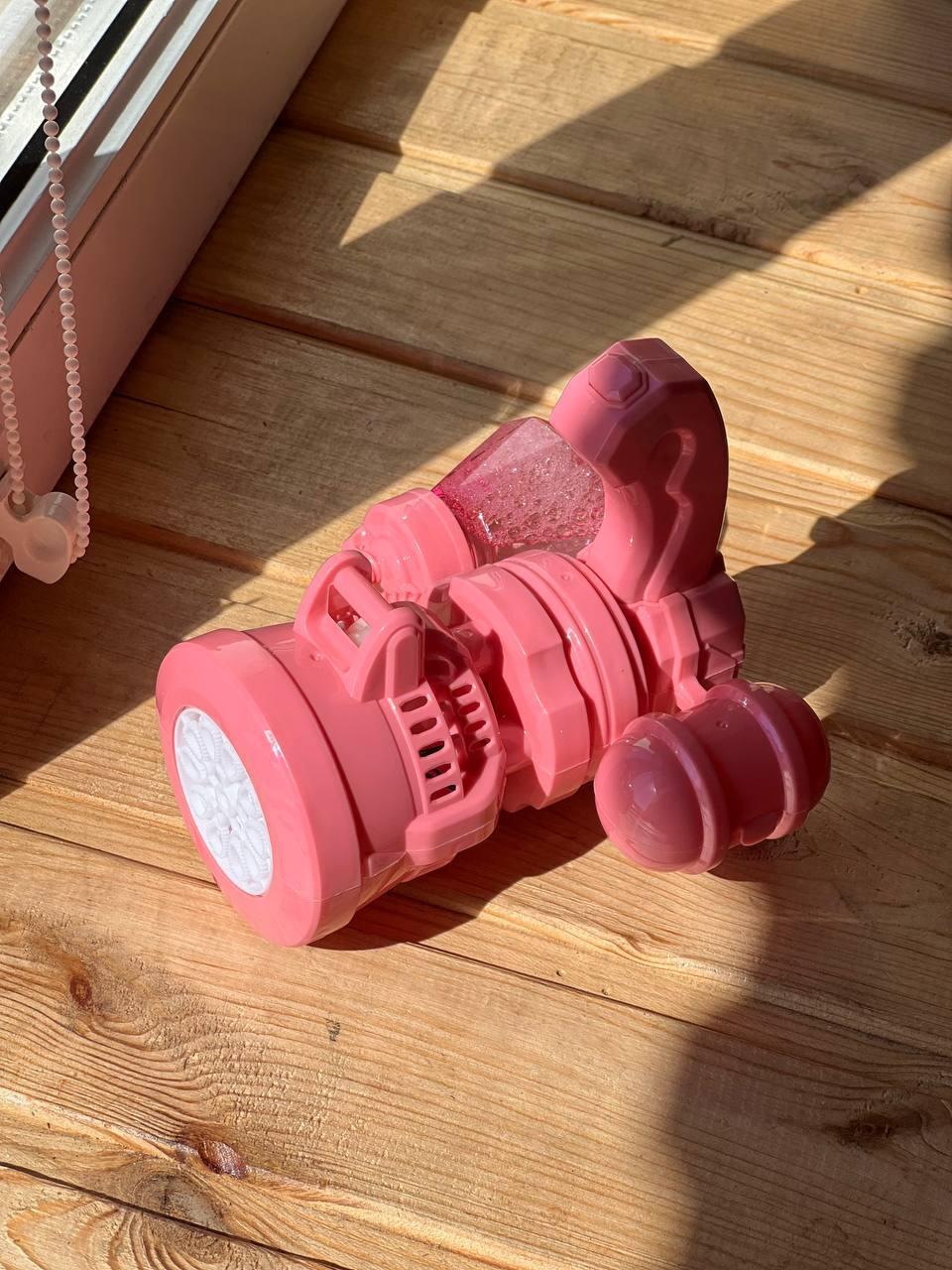 Дитячий автоматичний пістолет кулемет для мильних бульбашок Bubble machine toy - Зображення 4