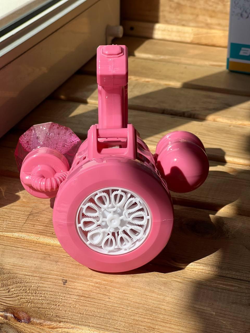 Дитячий автоматичний пістолет кулемет для мильних бульбашок Bubble machine toy - Зображення 2