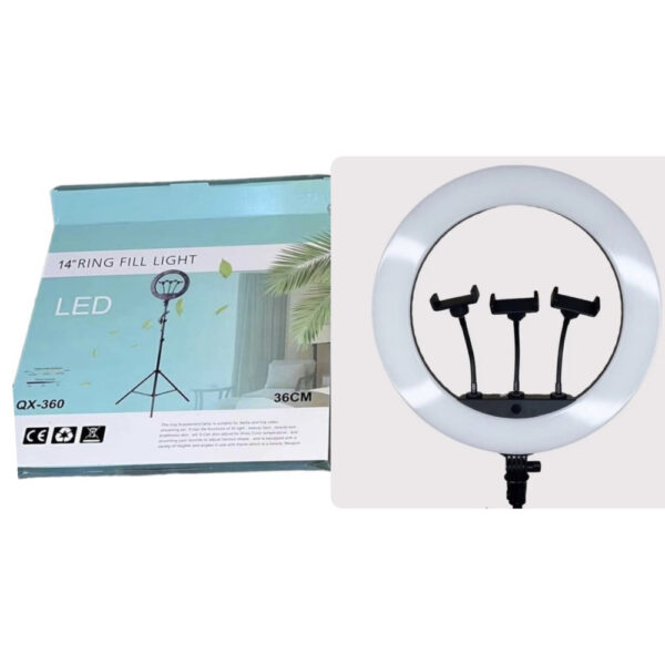 кільцева лампа Ring Fill Light QX-360 QX-300 36 см HA-4
