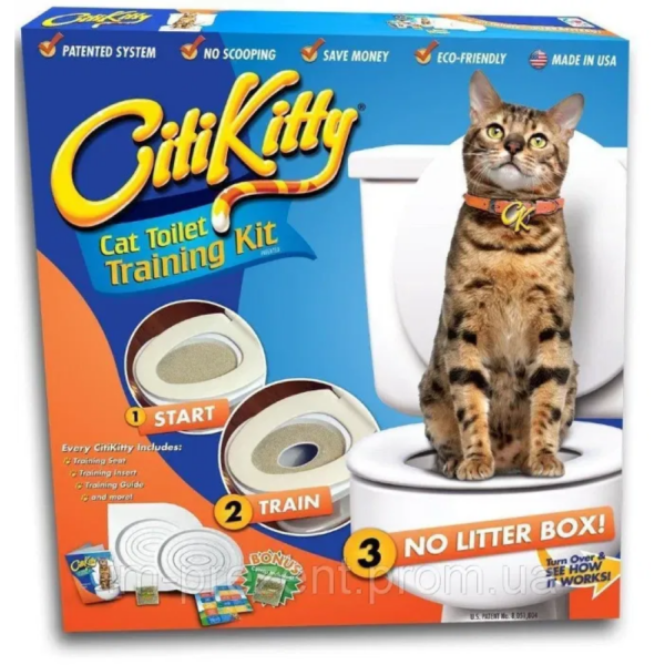 CitiKitty - набір для привчання кішки до унітазу