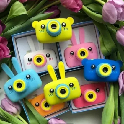 x500 Дитячий фотоапарат Рожевий Синій Білий 100