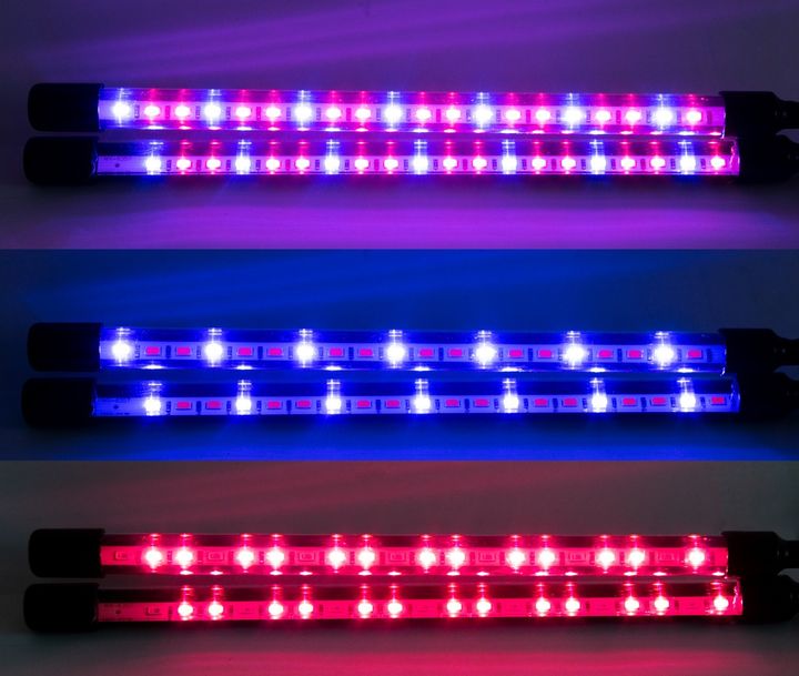 Фітолампа для рослин та розсади повний спектр на підставці 2 лампи LED LAMP MA MARK AND 2 IN1 - Зображення 4