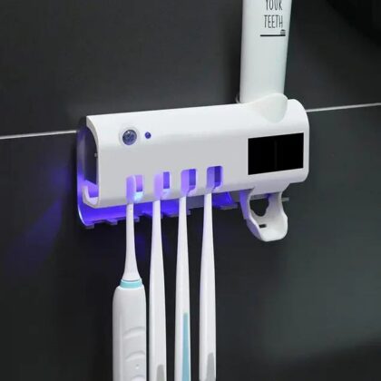 Диспенсер3 в 1 диспенсер, тримач та УФ стерилізатор зубних щіток
