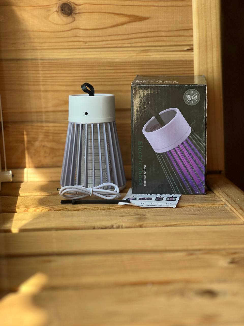 Лампа-пастка для комарів Побутова із зарядкою від Usb