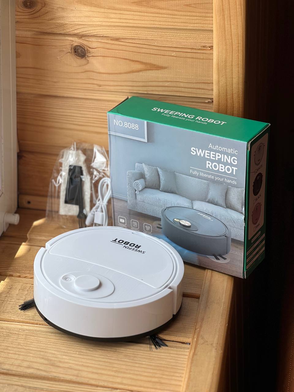 Робот Пилосос Робот 3 в 1 розумний робот-прибиральник Vacuum 8088 cleanerLY-541