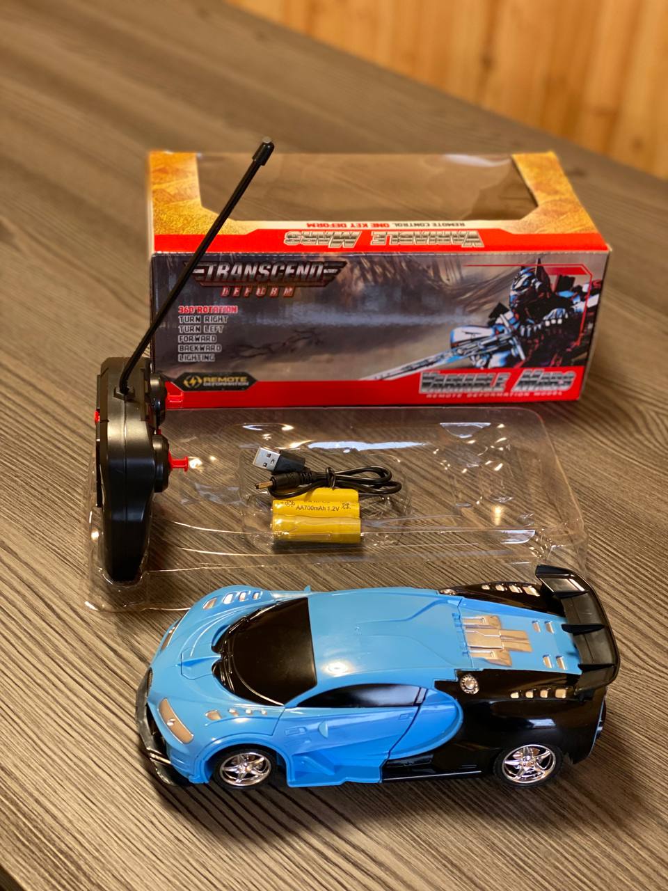 Машинка-трансформер Bugatti на радіокеруванні 889-19 - Зображення 2