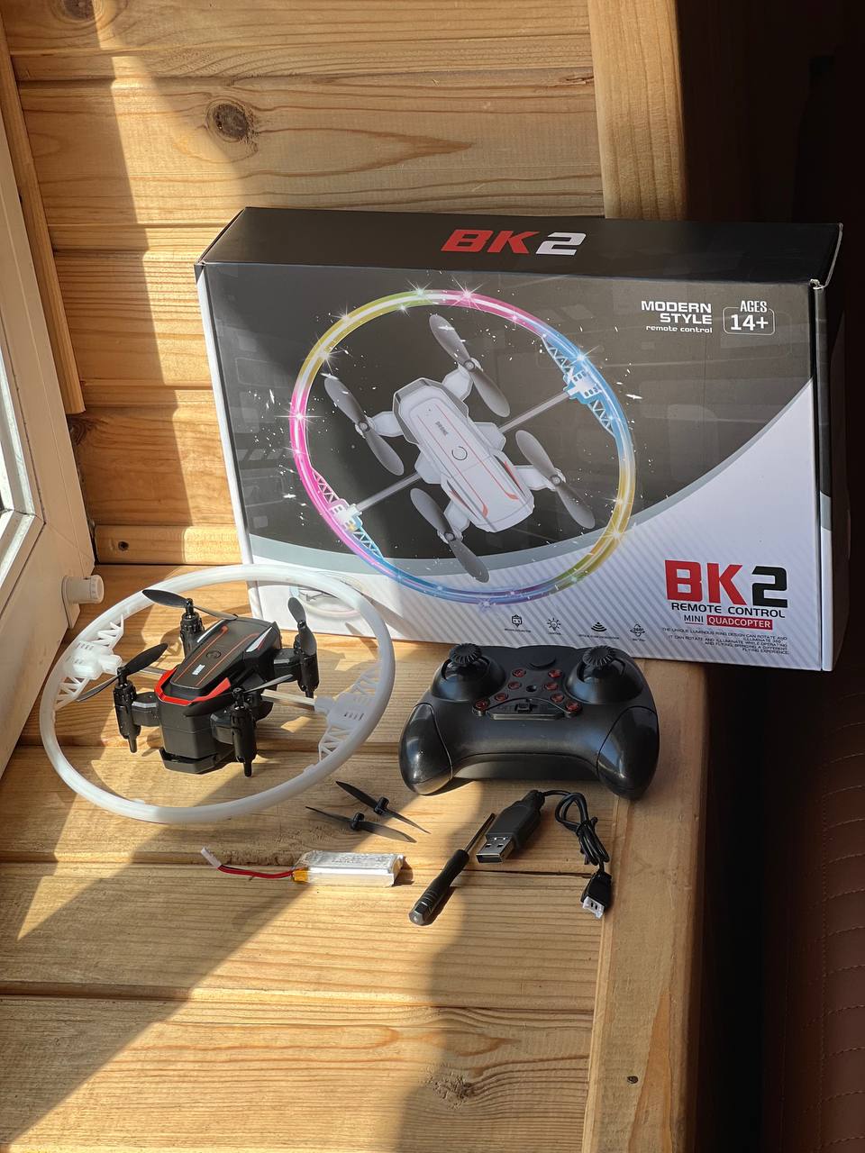 Квадрокоптер Дрон із кольоровим світлом PLANE TOYSBK2 дистанційним керуванням - Зображення 6