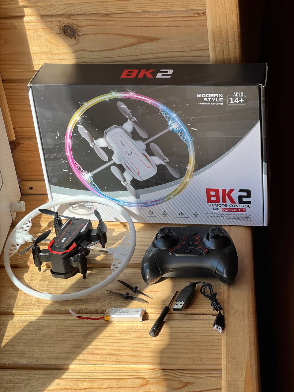 Квадрокоптер Дрон із кольоровим світлом PLANE TOYSBK2 дистанційним керуванням - Зображення 4