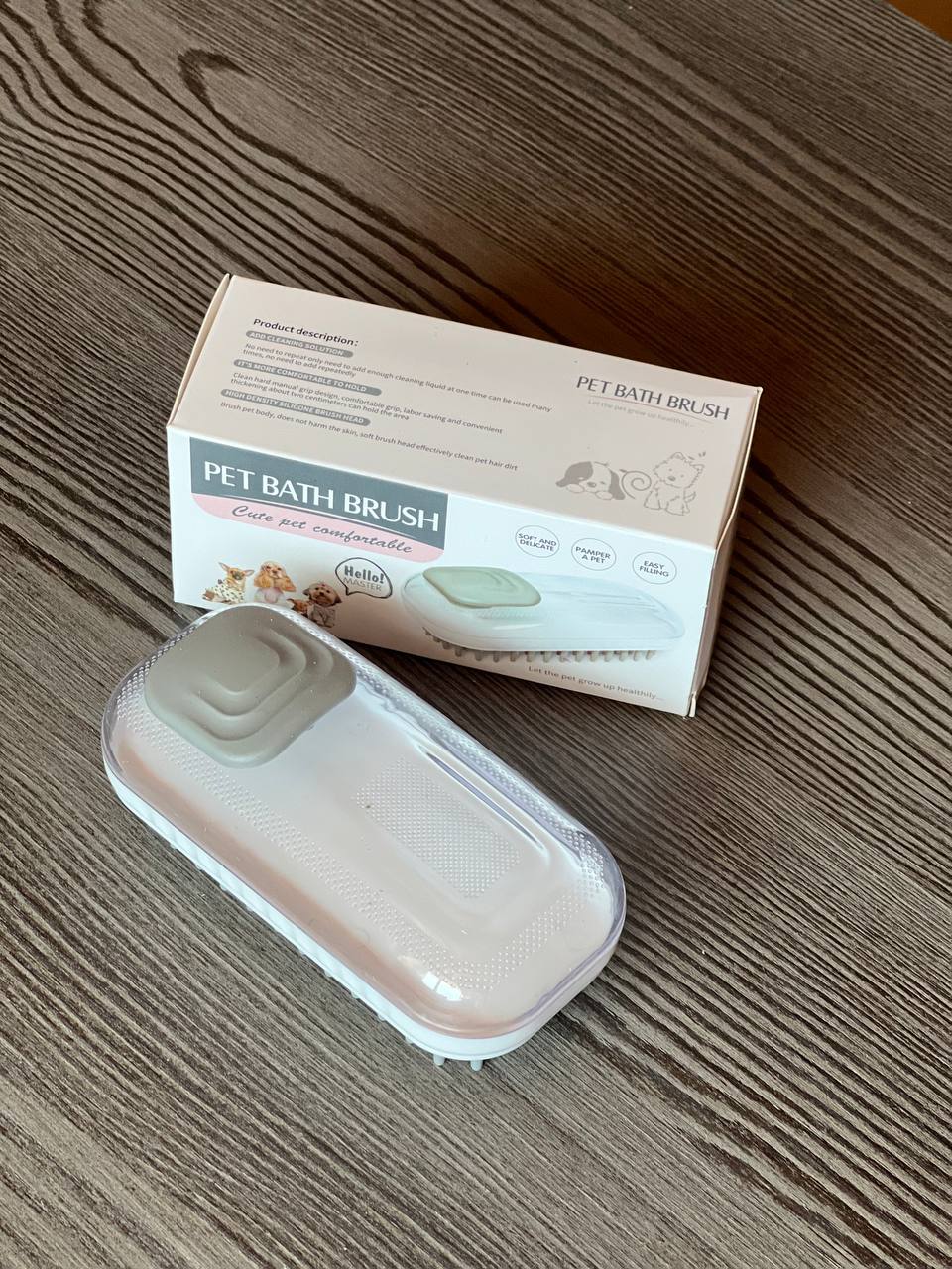 Щітка Силіконова, Масажер для домашніх тварин, гребінець для собак та котів AND XL-907 - Зображення 8