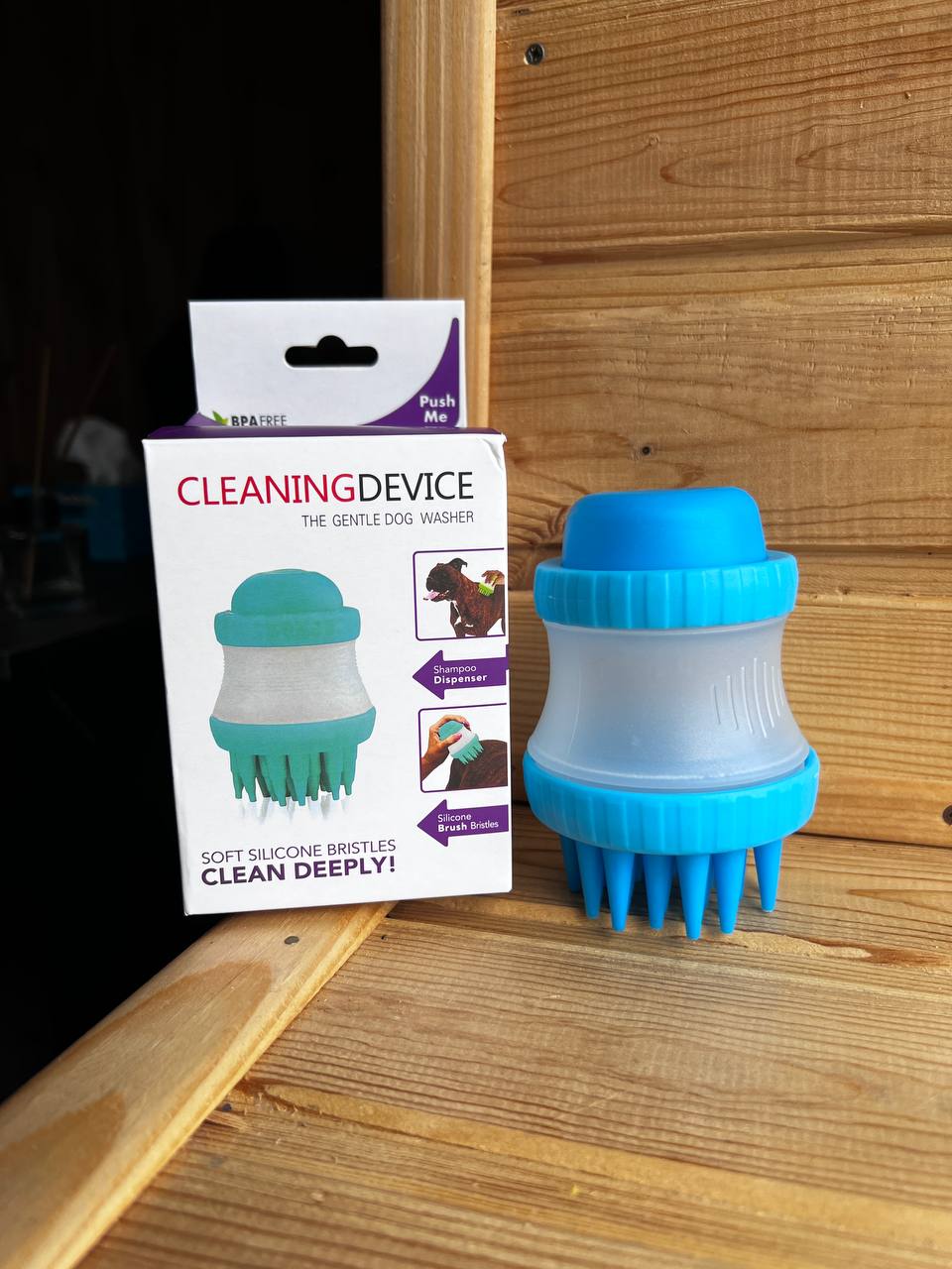 Щітка масажна для тварин CLEANING DEVICE THE GENTLE DOG WASHER - Зображення 3