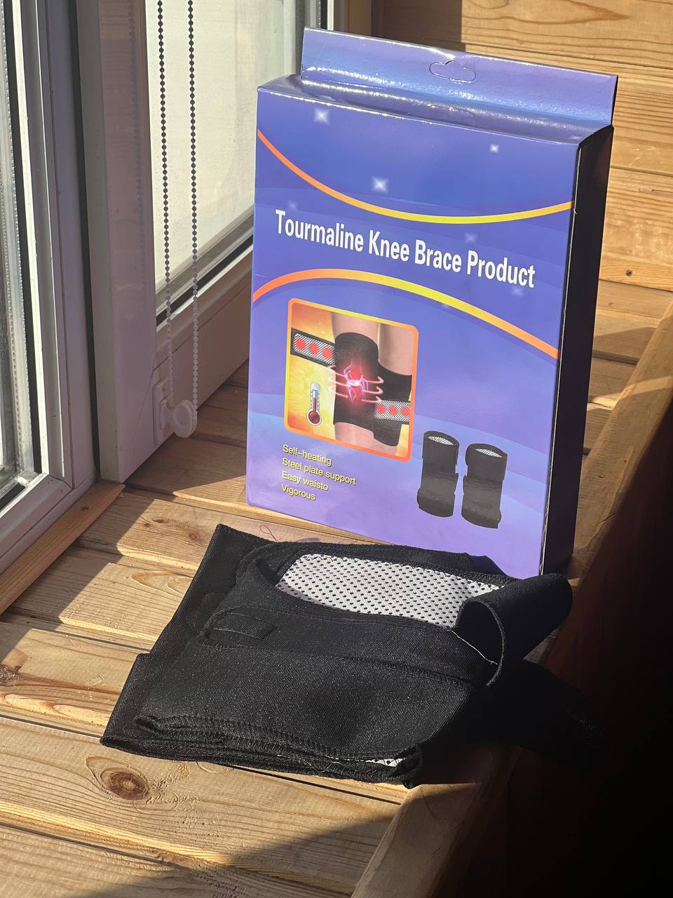 Наколінник еластичний з підігрівом KNEE PAD XL-332 - Зображення 5