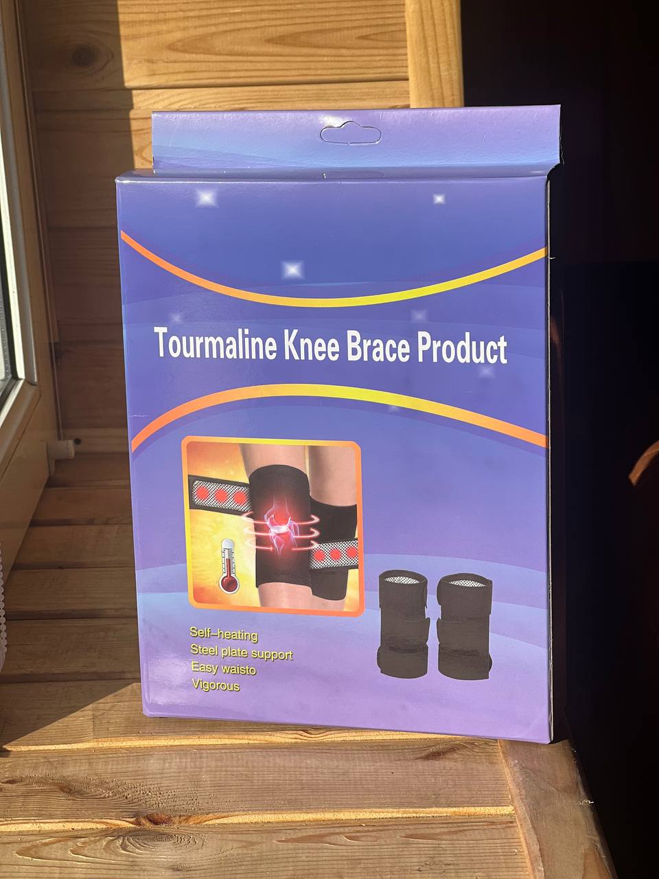 Наколінник еластичний з підігрівом KNEE PAD XL-332 - Зображення 2