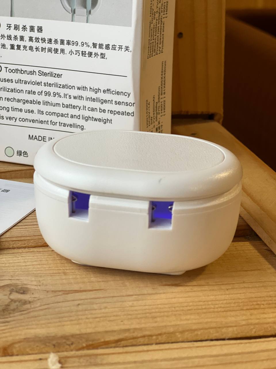 Стерилізатор для зубної щітки Акумуляторний Toothbrush sterilizer XL-727 - Зображення 3