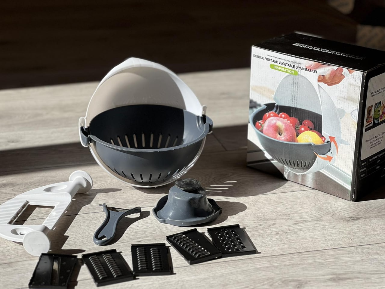 Овочерізка Wet Basket Vegetable Cutter - Зображення 3