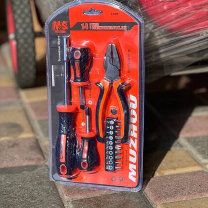 Набір Викруток 14 в 1 Screwdriver + vise and other sets 447 AND
