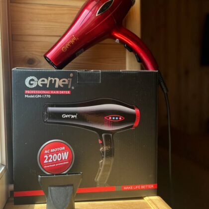 Фен для сушіння укладання волосся Gemei Gm-1770 2200 Вт