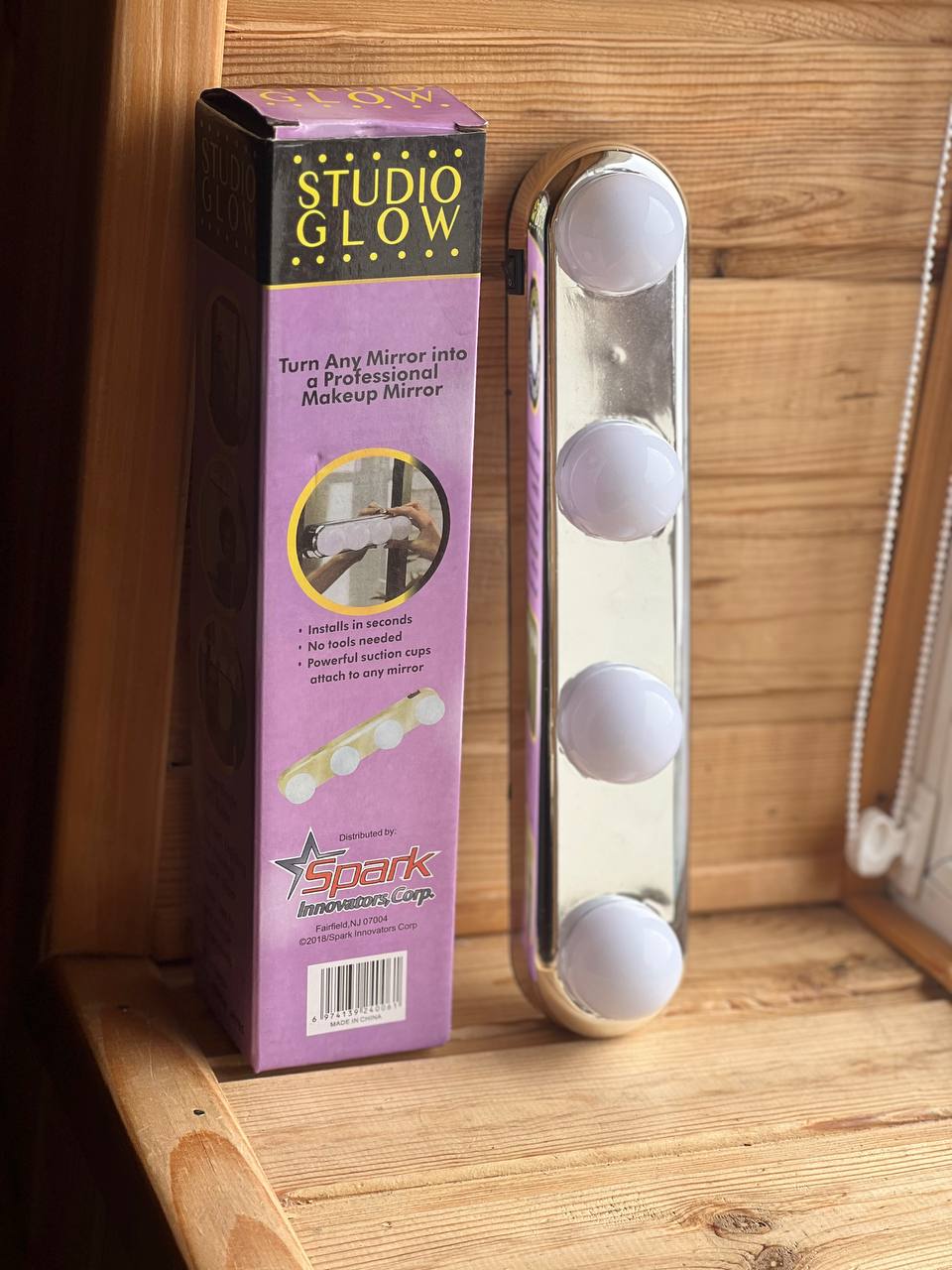 Лампа STUDIO GLOW Make-Up Lighting Підсвічування на присосці універсальне AND LY-695 - Зображення 2