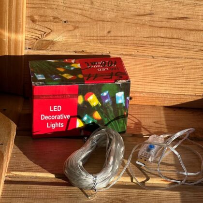 Гірлянда прозорий провід 100LED від USB на 10 метрів SF-11 код 2825 (100)