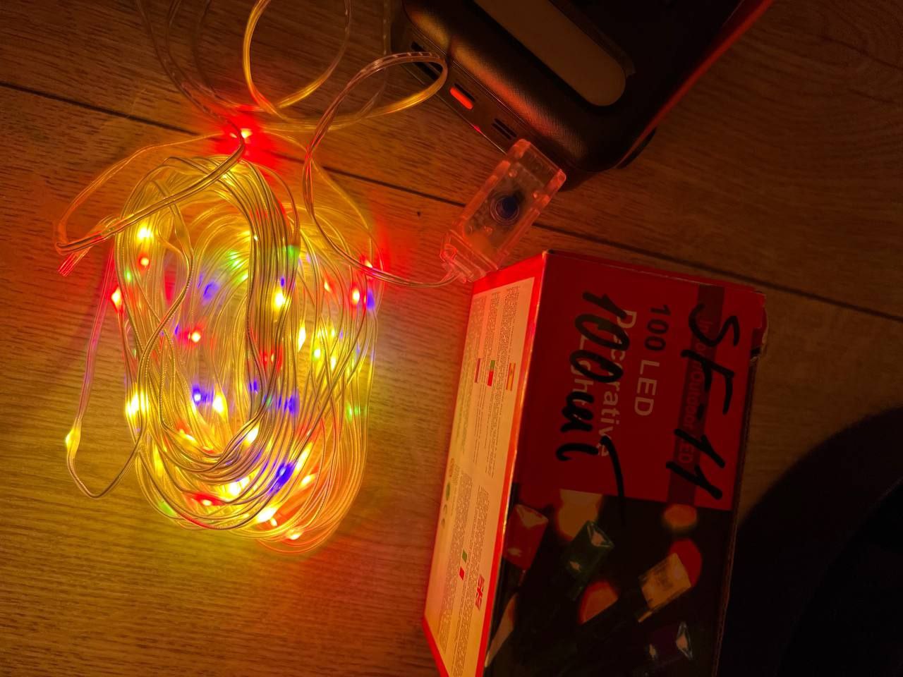 Гірлянда прозорий провід 100LED від USB на 10 метрів SF-11 код 2825 (100) - Зображення 5