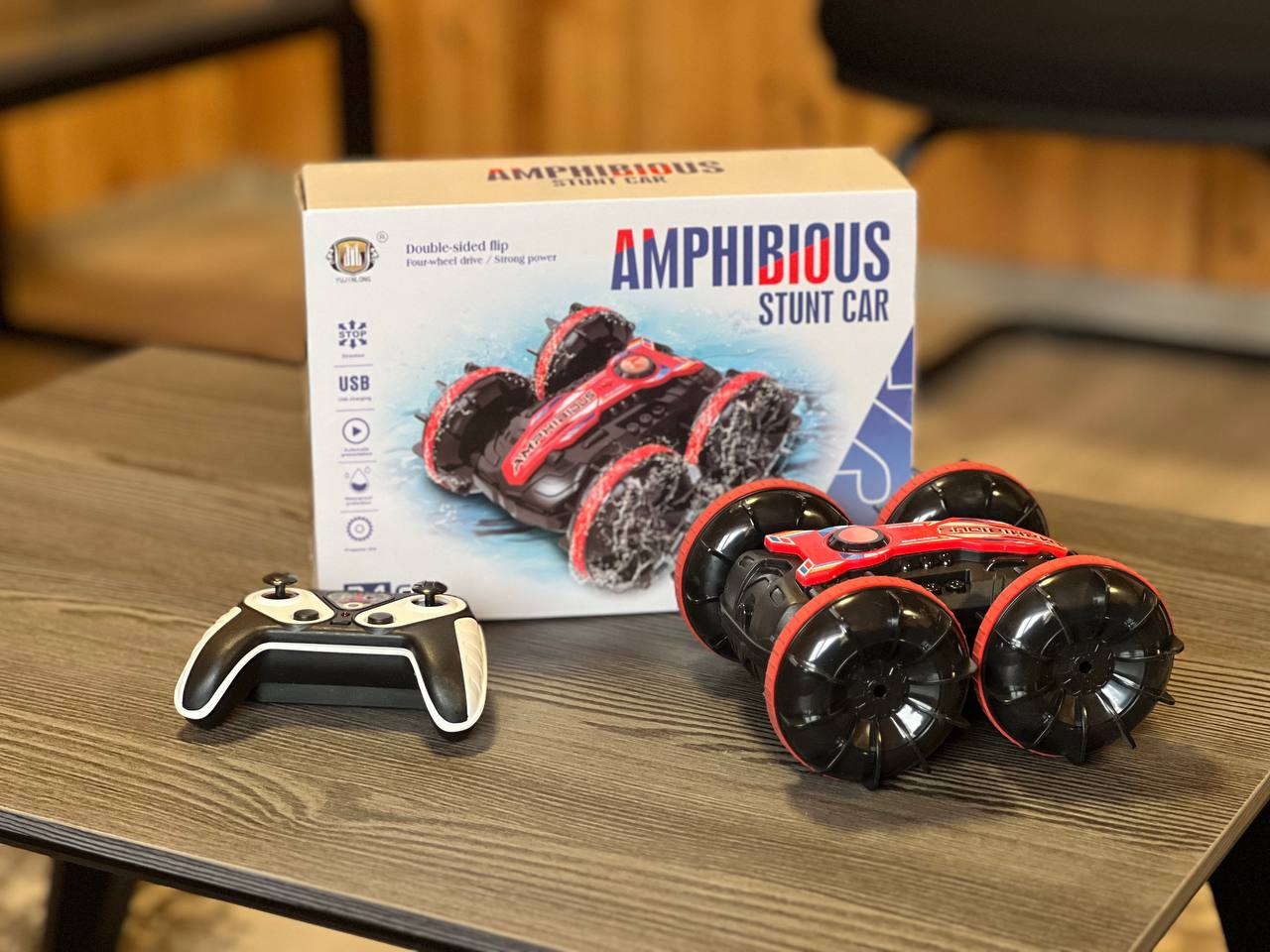 Машинка Оборотень Повнопривідний автомобіль-амфібія Remote control carAND 7722 - Зображення 2