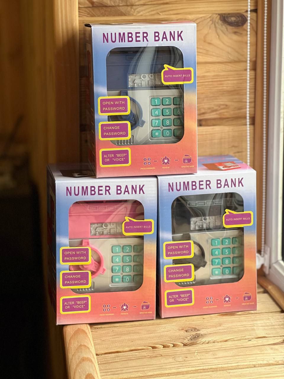 Скарбничка Електронна Скарбничка сейф NUMBER BANK - Зображення 5