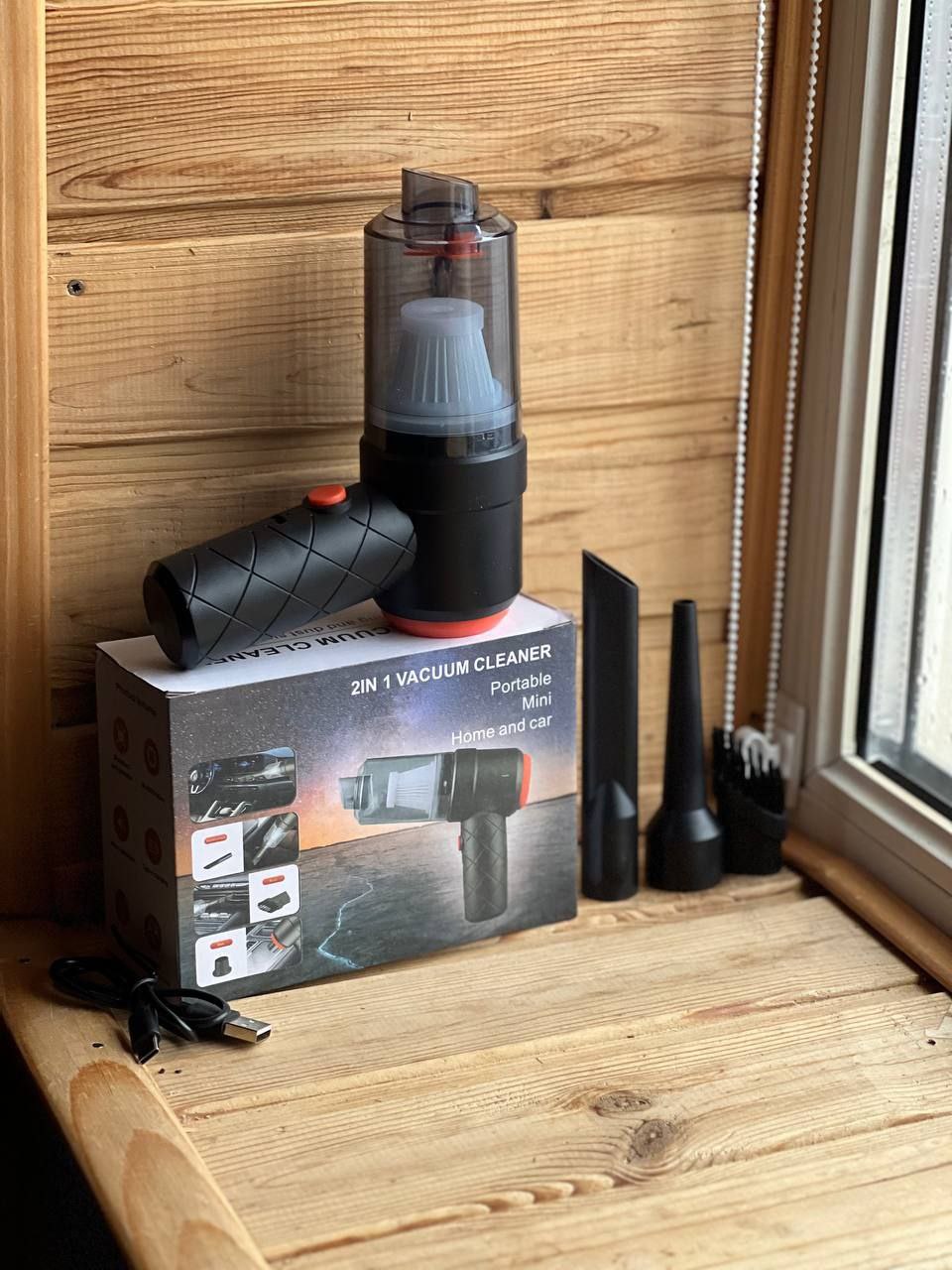 Автомобільний бездротовий портативний пилосос 2 in1 Vacuum cleaner AND XL-951 - Зображення 3