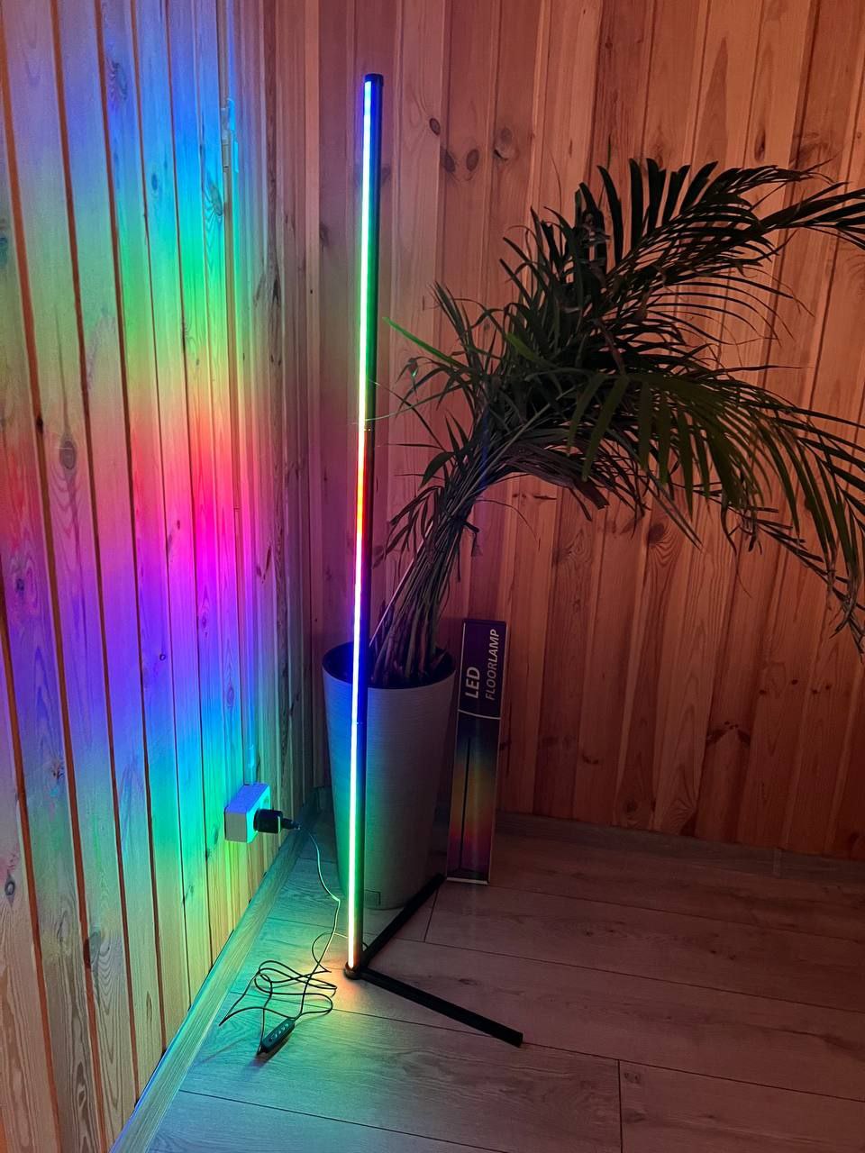 Лампа для підлоги 1.4 m торшер RGB світлодіодна Лампа для підлоги для спальні, HA-10 - Зображення 3