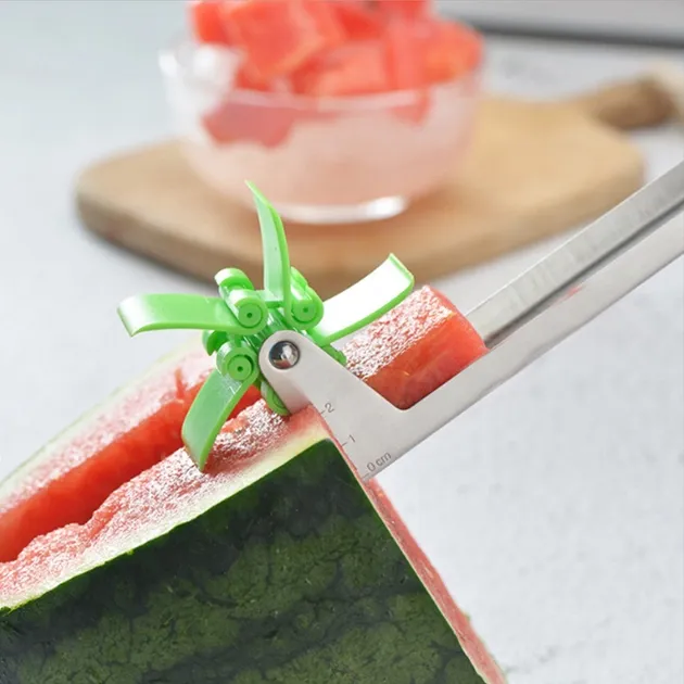 Пристосування для нарізки кавуна та дині SUNROZ Watermelon Slicer ніж-слайсер - Зображення 2
