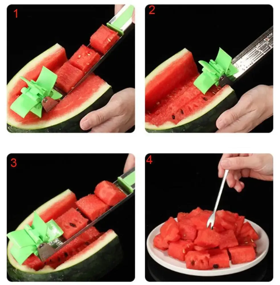 Пристосування для нарізки кавуна та дині SUNROZ Watermelon Slicer ніж-слайсер - Зображення 3