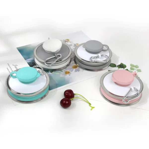 Силіконова пляшка складана folding travel water cup 9588