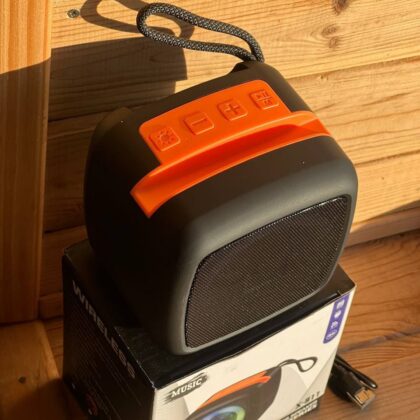 Міні-колонка бездротова СТЕРРЕОКОЛОНКА з Bluetooth, 5,3 дюймів, 7 Вт, 1200 мАг AND X-911