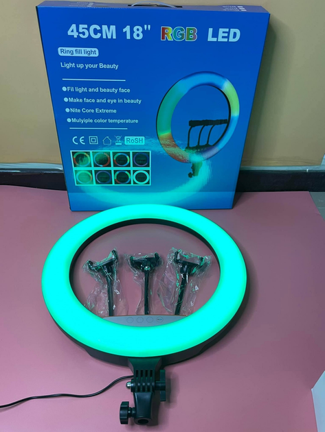 Кільцева LED лампа RGB 45 см - Зображення 3