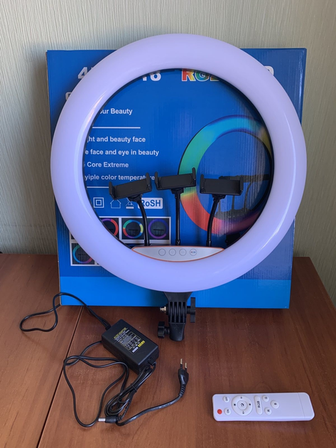 Кільцева LED лампа RGB 45 см - Зображення 2