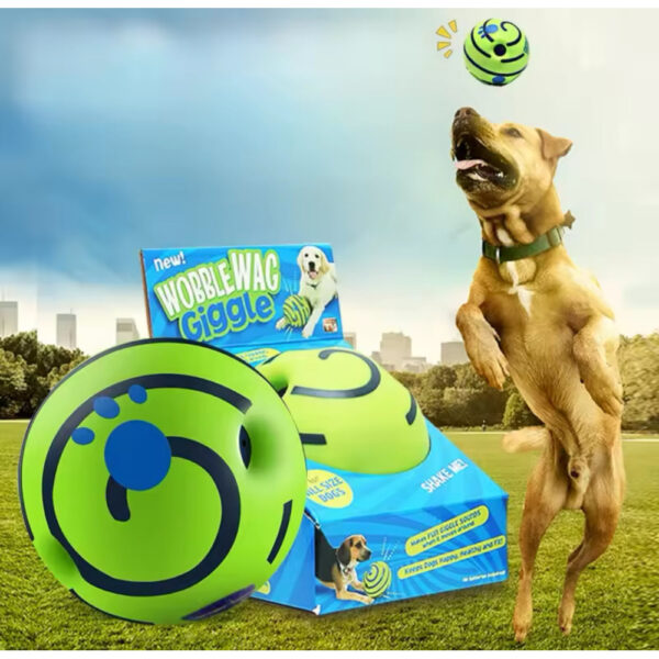 М'яч Іграша Для Тварин Іграшка для собак М'яч Wobble Wag Giggle Ball AND-98