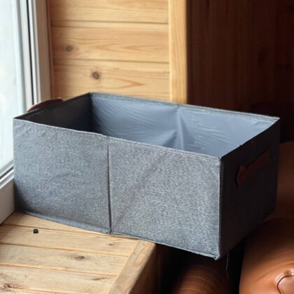КОРОБКА Органайзер для одягу, storage box ЧОРНА 20*25*36 AND XL-1083