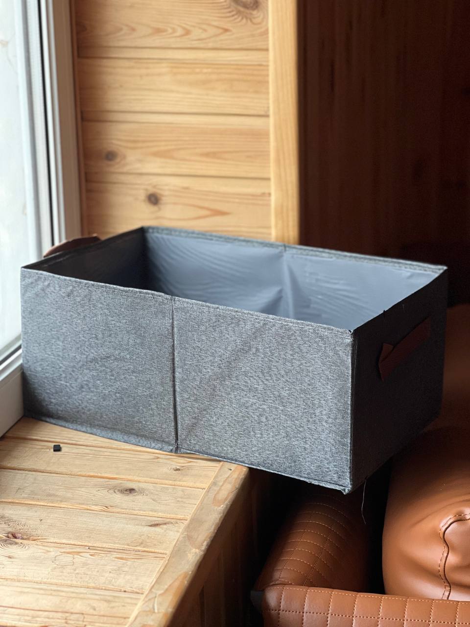 КОРОБКА Органайзер для одягу, storage box ЧОРНА 20*25*36 AND XL-1083
