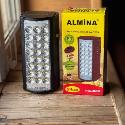 Ліхтар з повербанком Almina 24 LED. Алмина