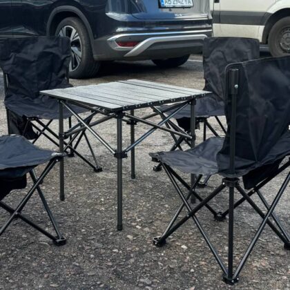 Стіл +4 стільці Folding table and chairAND 70-50