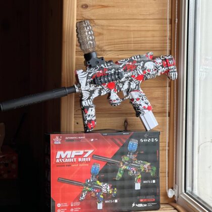 Пістолет АВТОМАТ для хлопчиків Орбібольний з гелевими кульками mP7 WH73-1 AND WH37