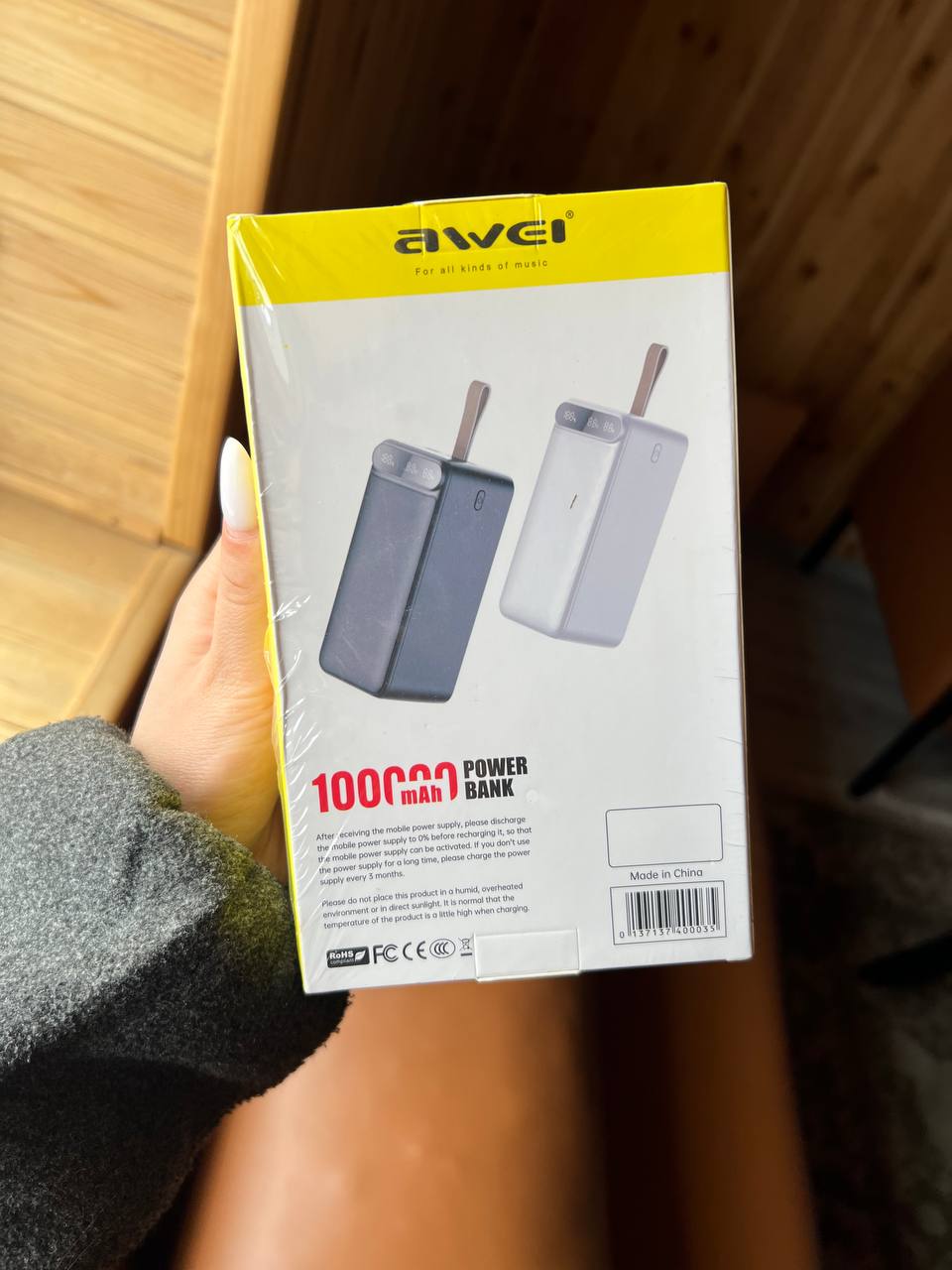 Повер Банк 100000 mAh зі швидкою зарядкою AND P101K - Зображення 3